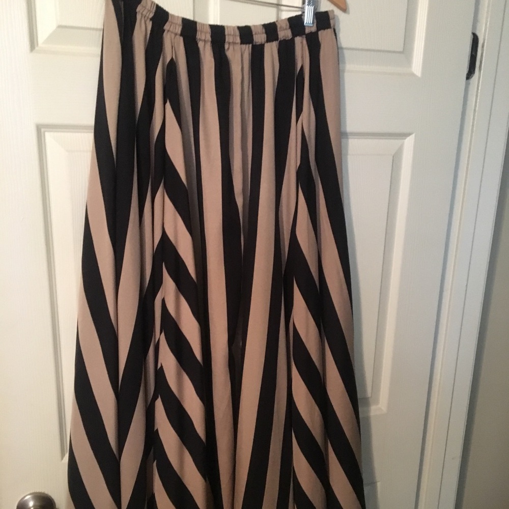 Long flowing skirt